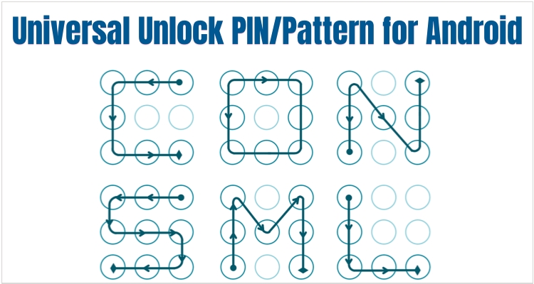 universal unlock pin pattern for android