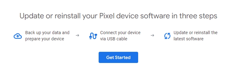 google pixel update and software repiar