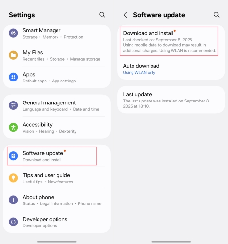 update android system