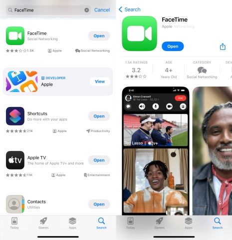 update facetime on iphone