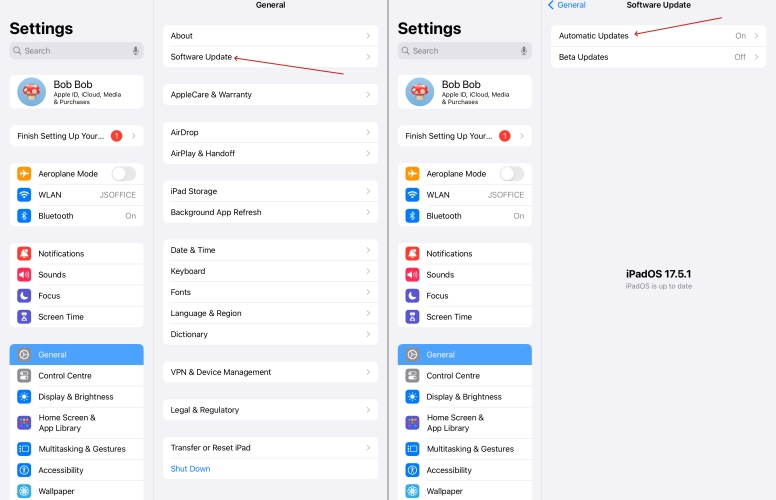 update ipados system