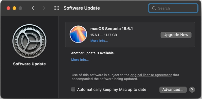 update mac