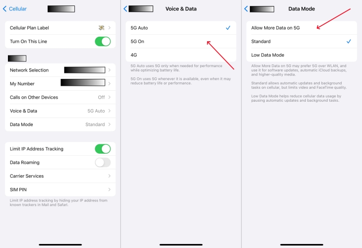 use 5g on iphone