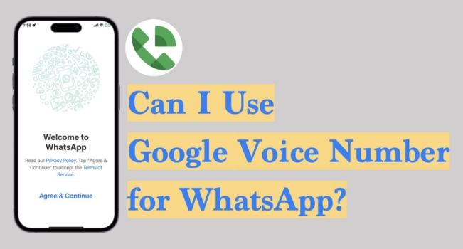 can i use google voice number for whatsapp