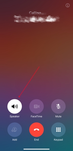 use speaker mode