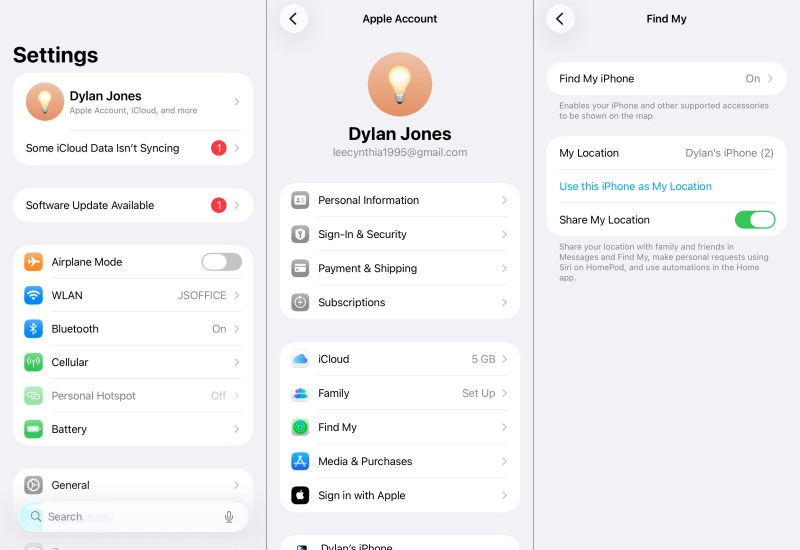 reset location and privacy on iphone