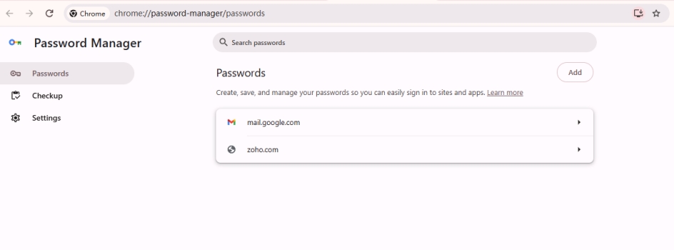 view chrome passwords on desktop