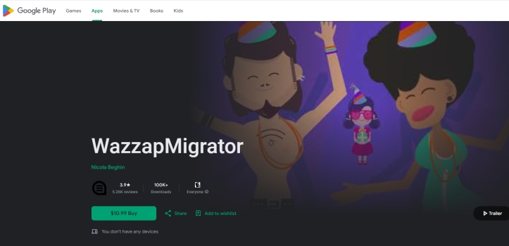 wazzapmigrator price
