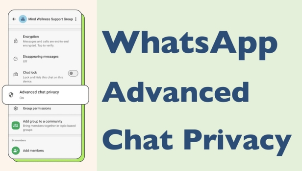 whatsapp advanced chat provacy