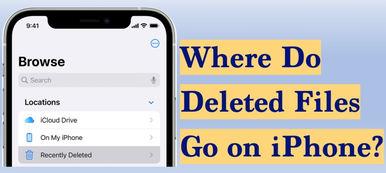 where do deleted files go on iphone