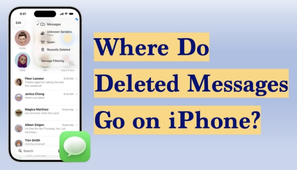 where do deleted messages go on iphone