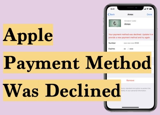 your payment method was declined