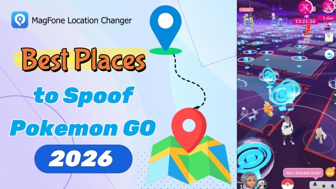 best places to spoof pokemon go