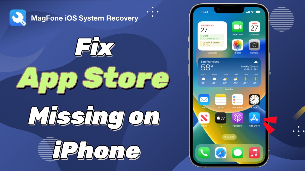 fix app store missing on iphone