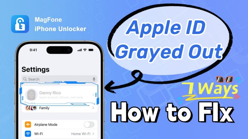 fix apple id greyed out