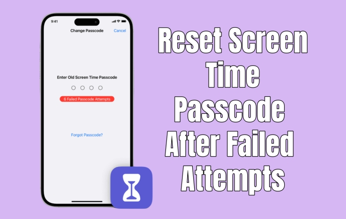 fix failed attempts screen time passcode