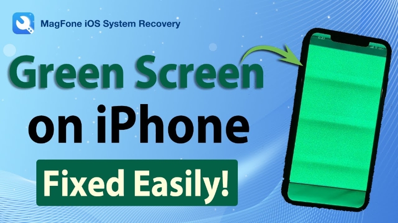 fix green screen on iphone