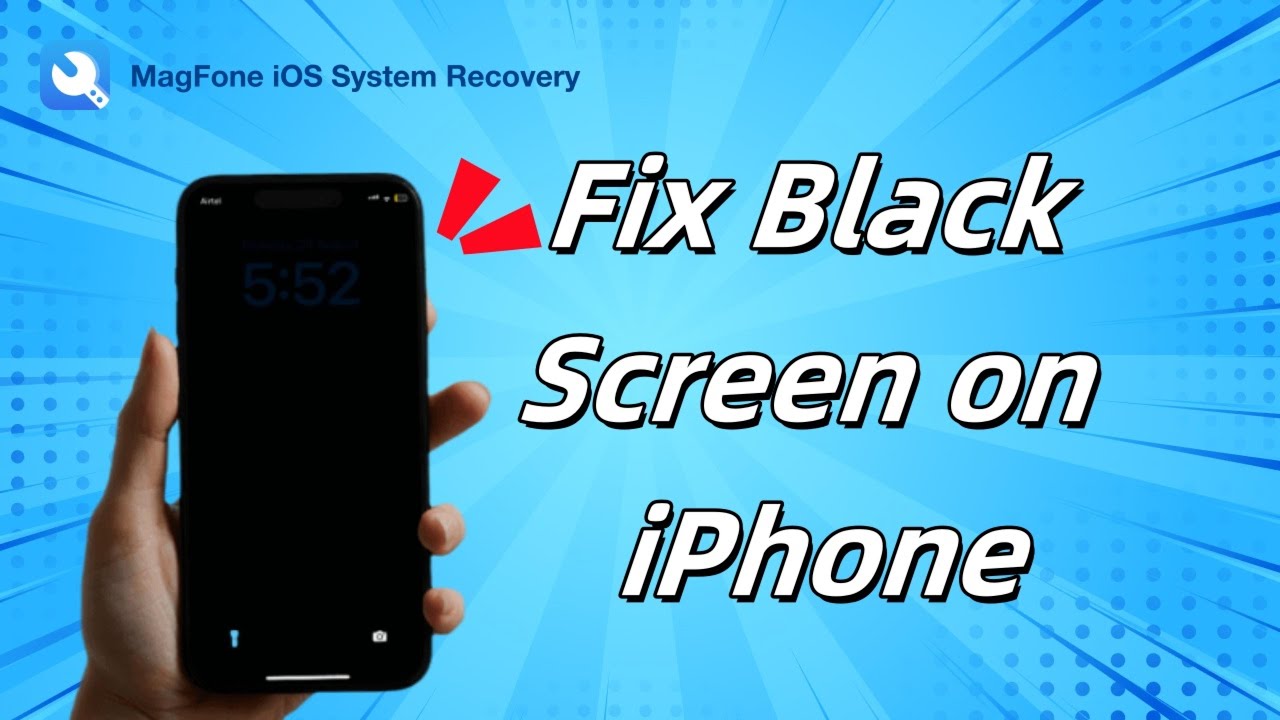 fix iphone black screen of death