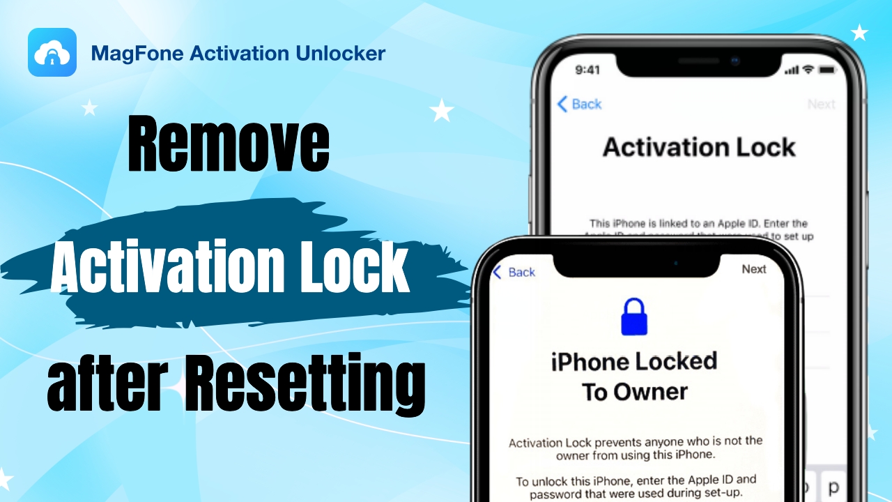 remove activation lock after resetting