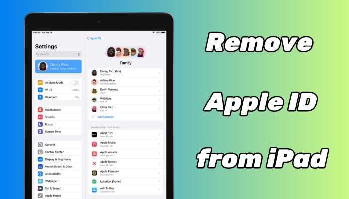 remove apple id from iphone