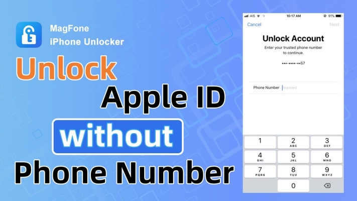 unlock apple id without phone number