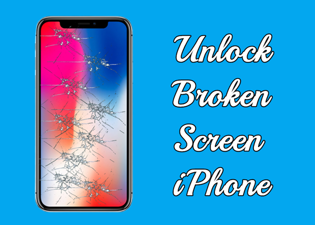 unlock iphone with broken screen