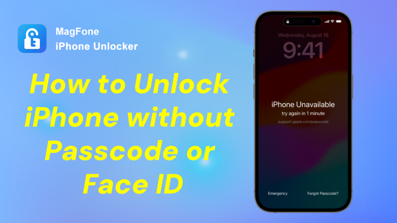 unlock iphone without passcode or face id